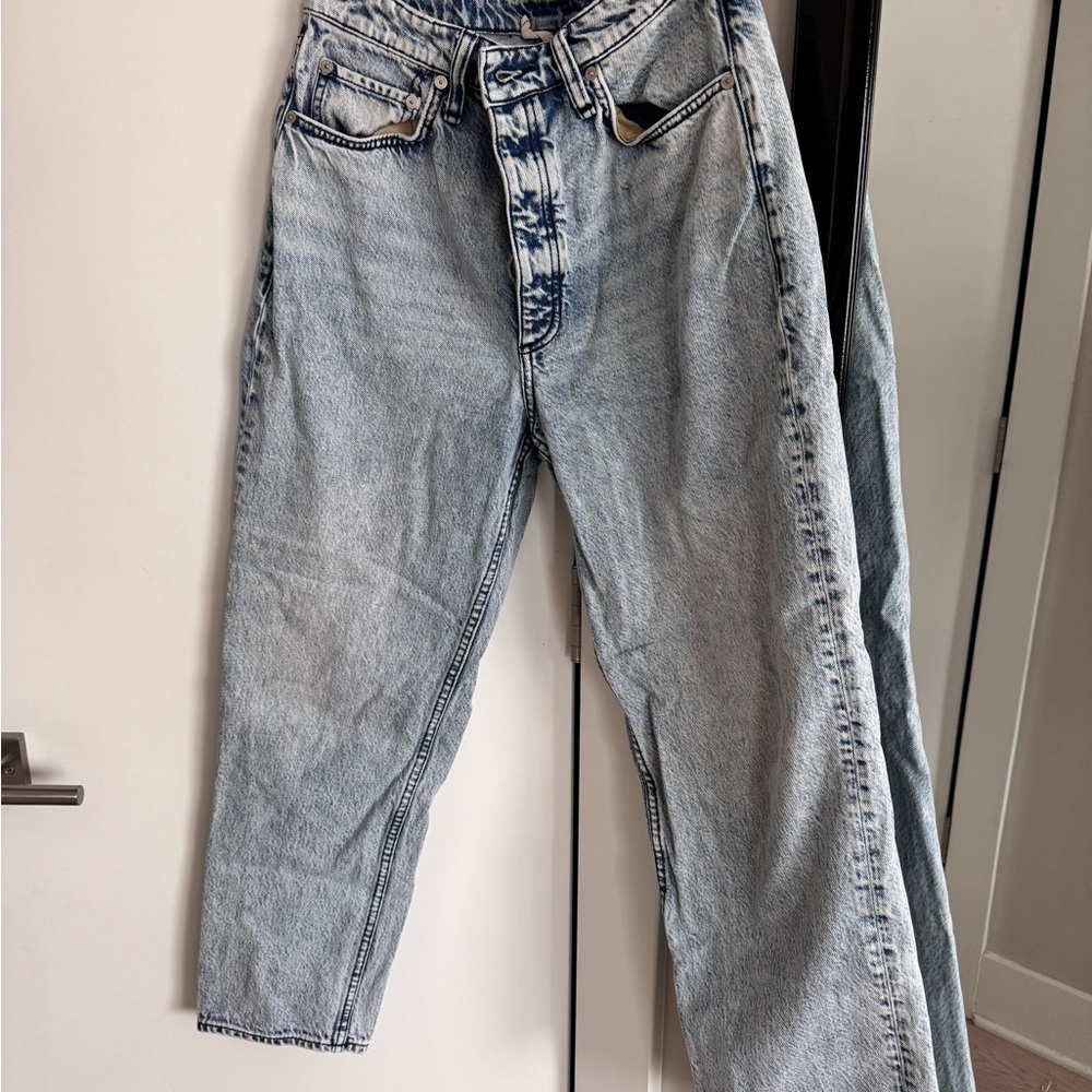 Rag & Bone High Rise Straight Leg Jeans Size 30 - Picture 4 of 7